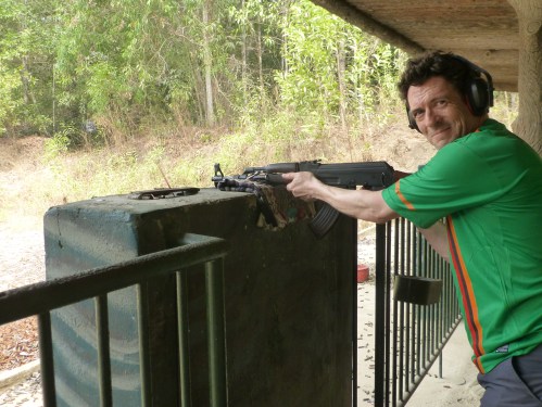 On the firing line with a AK-47