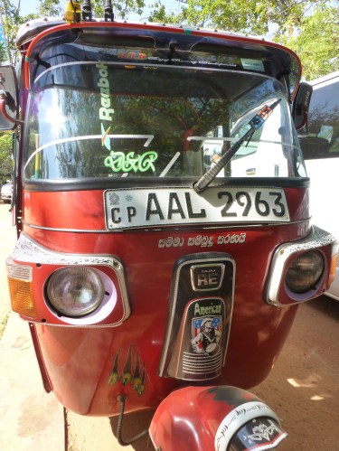 Tuk tuk. The Sri Lankan 3 wheel taxi 