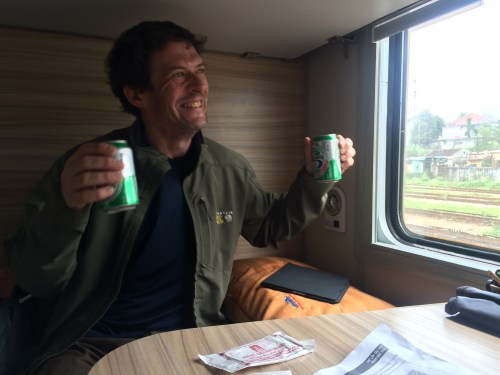 Overnight train to Hanoi 