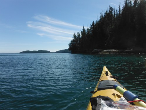 Cruising calmer waters 